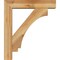 Ekena Millwork Imperial Block Rough Sawn Bracket w/ Offset Brace, Western Red Cedar, 6"W x 26"D x 30"H BKT0604X26X30IMP05RWR - alternate 2